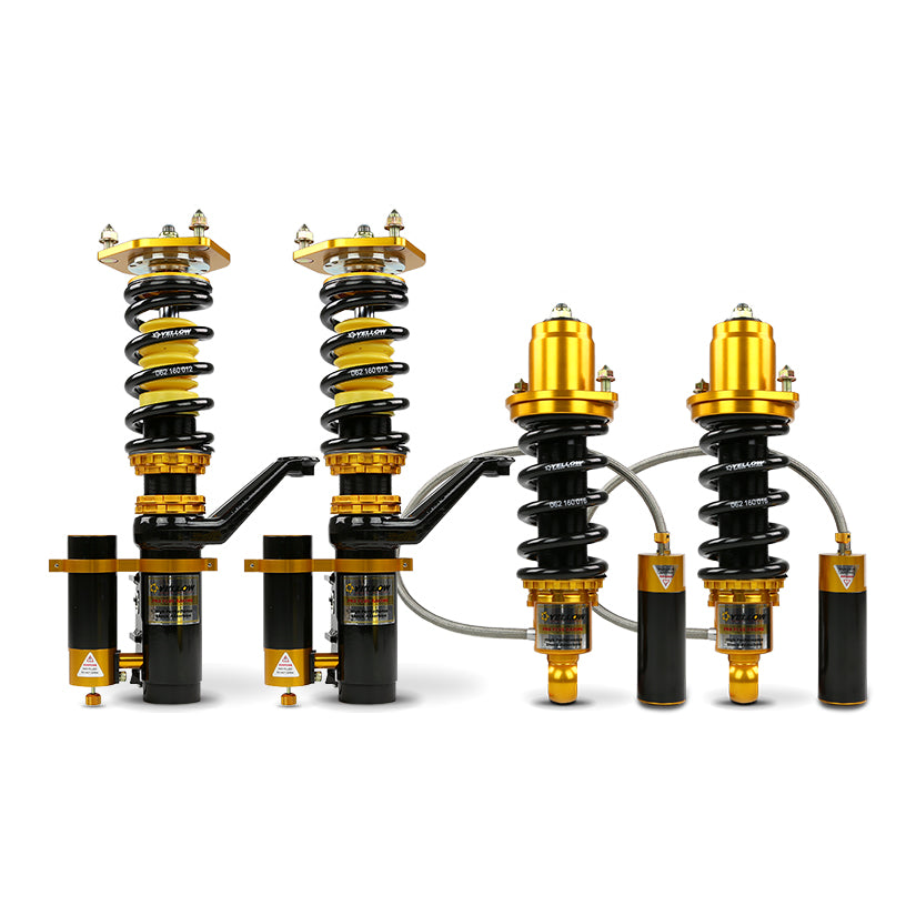 YSR Advanced Pro Plus Circuit Race 2-Way Coilovers BMW M3 E36 92-99 - Rear Shock & Spring One Unit Offset Upper Mount