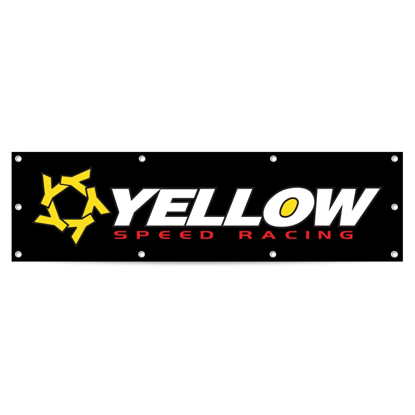 YELLOW SPEED RACING YSR WORKSHOP GARAGE BANNER LARGE 170CM X 70CM